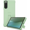 Pouzdro a kryt na mobilní telefon Sony Pouzdro SONY Xperia 10 V Stand Cover Sage zelené XQZCBDCG.ROW