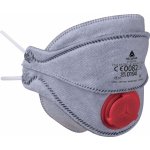 Delta M1305V FFP3 respirátor s ventilem s aktivním uhlím šedá 10 ks – Zboží Mobilmania