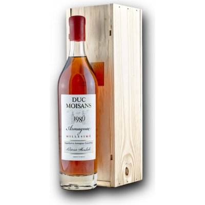 DUC Moisans Millesimé 1980 Armagnac 46% 0,7 L (kazeta) – Zboží Dáma