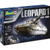 Sběratelský model Revell Leopard 1 A1A1-A1A4 Gift-Set tank 05656 1:35