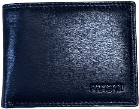 Pánská kožená peněženka pragati fashion black