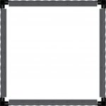 DURAMAX Nadzemní záhon 55 x 55 cm s treláží antracit IDMFPGB006CG – Sleviste.cz