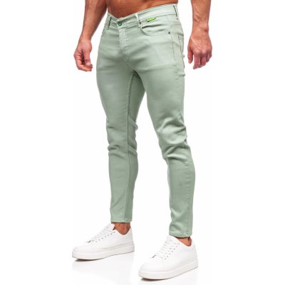 Bolf Zelené pánské textilní kalhoty GT-S