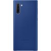 Pouzdro a kryt na mobilní telefon Samsung Samsung Leather Cover Galaxy Note10 Blue EF-VN970LLEGWW