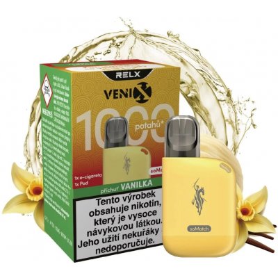 Venix RELX soMatch Starter 440 mAh Bright Yellow 1 ks – Zbozi.Blesk.cz