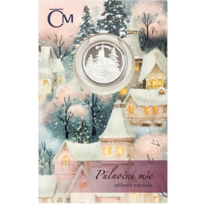 Česká mincovna Stříbrná medaile Půlnoční mše proof 13 g – Hledejceny.cz