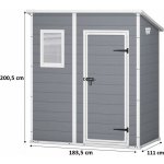 Keter Manor Pent 6x4 – Sleviste.cz