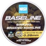 Nash Splétaná Šňůra Baseline Sinking Braid UV Yellow 600m 0,20mm 9,07kg – Zboží Dáma