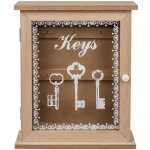 Dřevěná skříňka na klíče Keys 28 x 23,5 x 6 cm – Hledejceny.cz