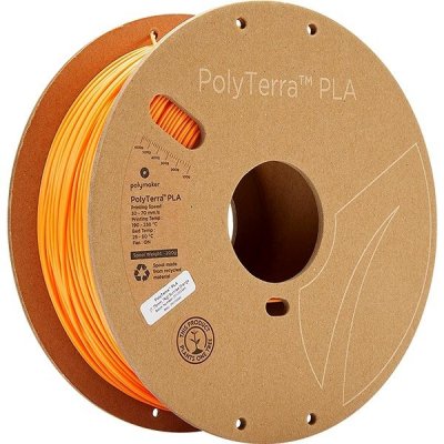 Polymaker PolyTerra PLA 1.75mm Sunrise Orange 1kg – Zboží Mobilmania