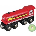 Maxim 50502 Lokomotiva parní červená dlouhá – Zboží Dáma