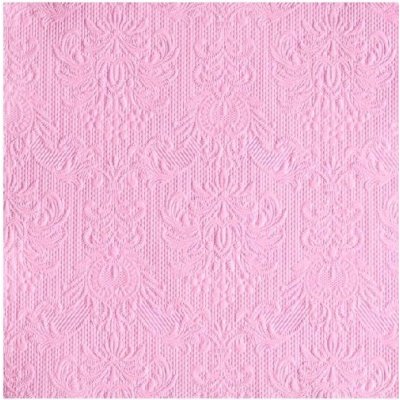Ambiente ubrousky Elegance 3V sv.růžové 15ks 33x33cm – Hledejceny.cz