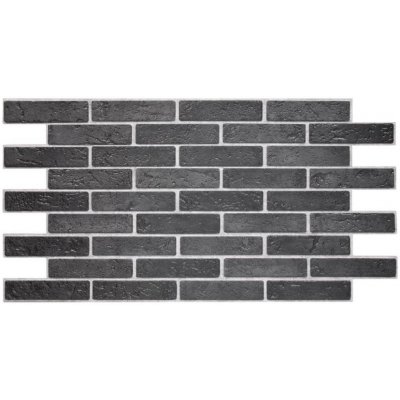 Impol Trade 3D PVC TP10034762 960 x 498 mm cihla černá 1ks – Sleviste.cz