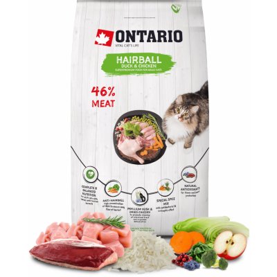 Ontario Cat Hairball 0,4 kg – Sleviste.cz