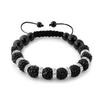 Shamballa náramek Luxus Black st365 bižuterie