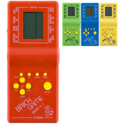 Hra retro postřehová elektronická Kvadrix na baterie Tetris 4 barvy – Zboží Mobilmania
