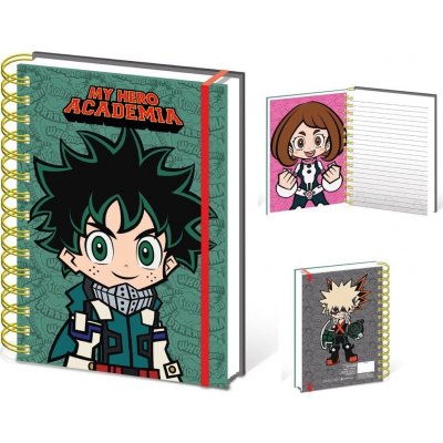 My Hero Academia Blok kroužkový A5 Chibi – Zboží Živě