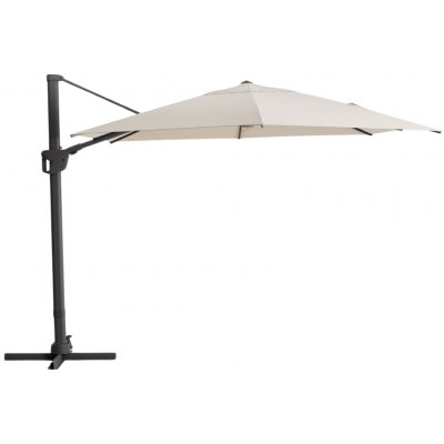 Kave Home slunečník Noli 300 x 420 cm Béžovo-šedý – Hledejceny.cz