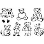 Creatoys Gelová razítka Medvídci srdíčko – Hledejceny.cz