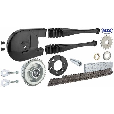 Řetězová sada Simson Z15/Z34 - MZA | Zboží Auto