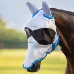Shires Equestrian Maska na hlavu FlyGuard Pro Sun Shade white – Zboží Dáma