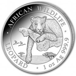 Bayerische Hauptmünzamt African Wildlife Leopard BU 2020 Somálsko 1 oz