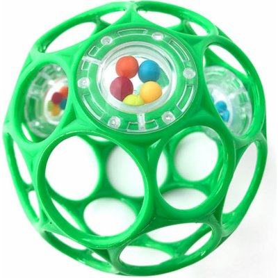 Bright starts Oball Rattle 10cm zelená – Zbozi.Blesk.cz