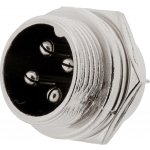 LaskaKit Konektor GX16 16mm 4 piny panel – Hledejceny.cz