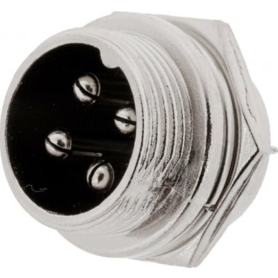 LaskaKit Konektor GX16 16mm 4 piny panel – Hledejceny.cz
