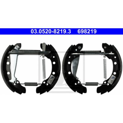 Sada brzdových čelistí ATE 03.0520-8219.3 (03052082193) – Zbozi.Blesk.cz