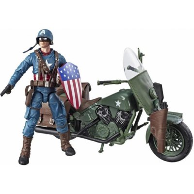 Hasbro Marvel Legends Kapitán AMERICA s motorkou – Zboží Mobilmania