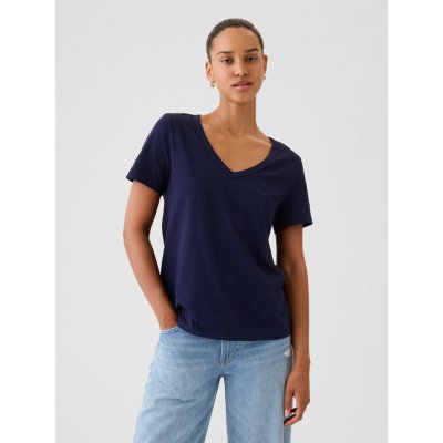 GAP Bavlněné tričko Vintage Tmavě modrá – Zboží Mobilmania