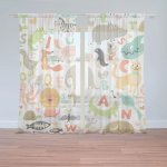 Sablio Záclony Zoo abeceda: 2ks 150x250cm – Hledejceny.cz