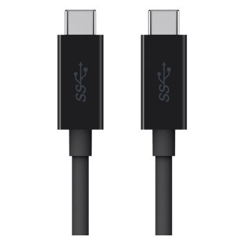 Belkin F2CU049bt2M-BLK USB-C to USB-C, 2m, černý