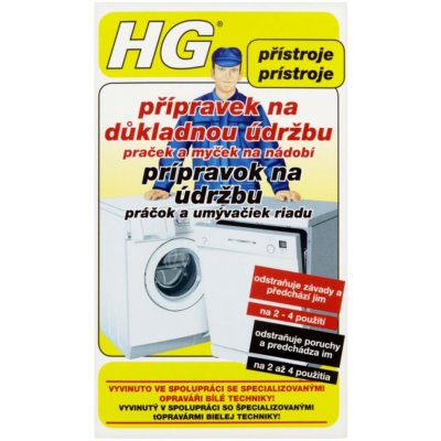 HG přípravek na důkladnou údržbu praček a myček 2x100 g