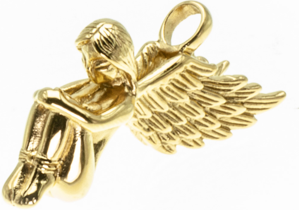 Nugatu 3D přívěsek svázaný anděl s roztaženými křídly ve zlaté barvě z  chirurgické oceli P00294 od 259 Kč - Heureka.cz