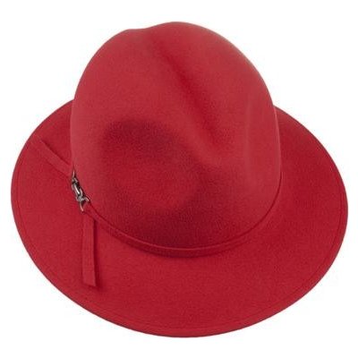 Dámský klobouk červená Q1036 52814/15AD – Zboží Mobilmania