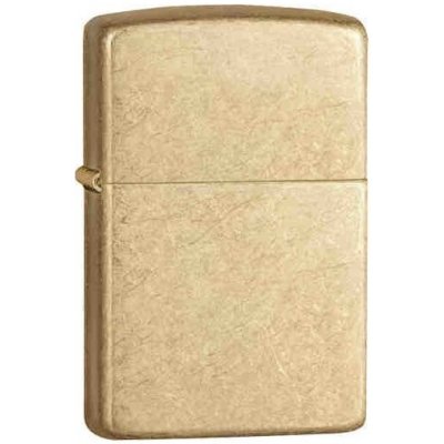 Zippo benzínový ARMOR TUMBLED BRASS 28496 24180 – Zboží Mobilmania