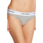 Calvin Klein kalhotky F3787E šedé – Zboží Dáma