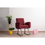 Atelier del Sofa Rocking Chair Kono Maroon – Zboží Mobilmania