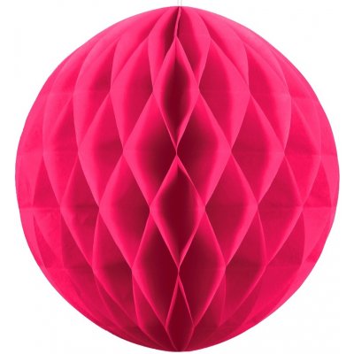 Dekorační koule z papíru tmavě růžová Ø 40 cm – Zboží Mobilmania