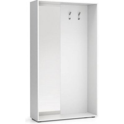 Plan Šatní stěna Border se zrcadlem 2 háčky bílá – Sleviste.cz