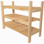 Krušnohorský nábytek Dřevěný modulový regál 3PM3 54 x 60 x 25 cm borovice – Zboží Dáma