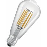 Osram LED žárovka E27 ST64 CL 4W = 60W 840lm 3000K Teplá bílá 360° Filament ULTRA EFFICIENT OSREEL0205 – Zboží Živě