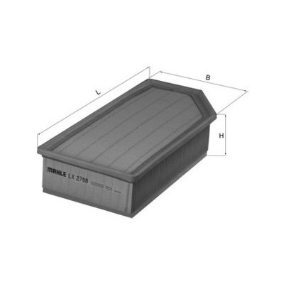 Vzduchový filtr MAHLE LX 2788 – Hledejceny.cz