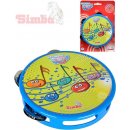 Dětská hudební hračka a nástroj Simba MMW tamburína modrá 15 cm