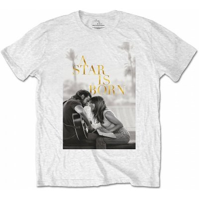 Lady Gaga tričko A Star is Born Jack & Ally Movie Poster white – Zbozi.Blesk.cz