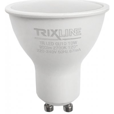 Trixline LED žárovka 10W 900lm GU10 teplá bílá – Zboží Živě