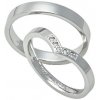 Prsteny Aumanti Snubní prsteny 224 Stříbro bílá