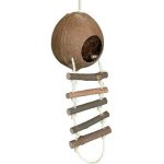 Trixie Domek kokosový s žebříkem pro křečky 13 x 56 cm – Sleviste.cz